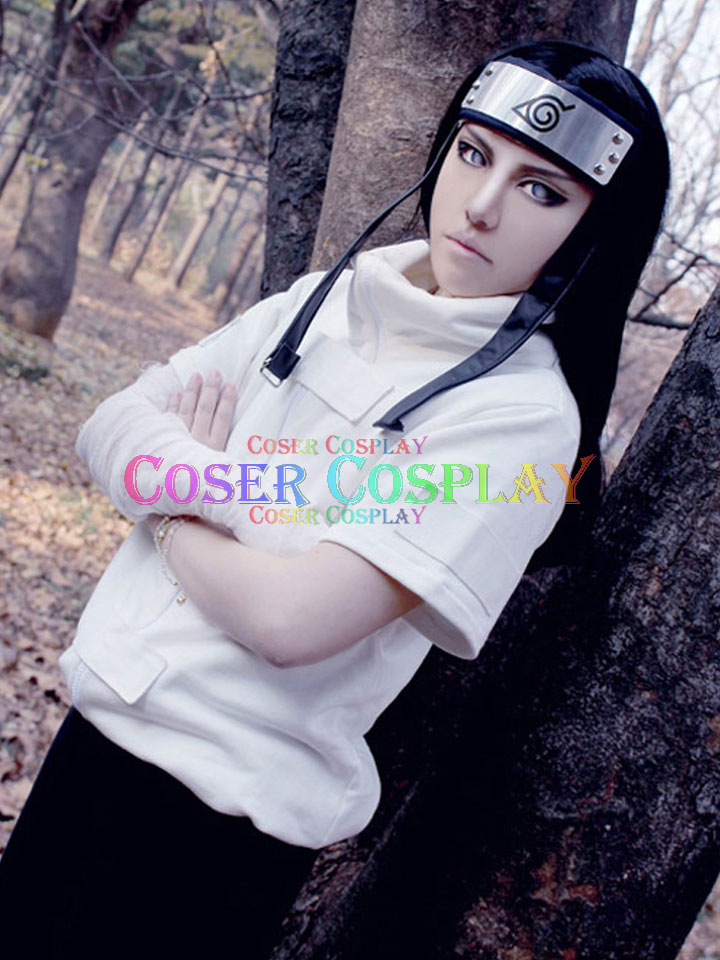 0105 Naruto Hyuga Neji Cosplay Costumes Halloween